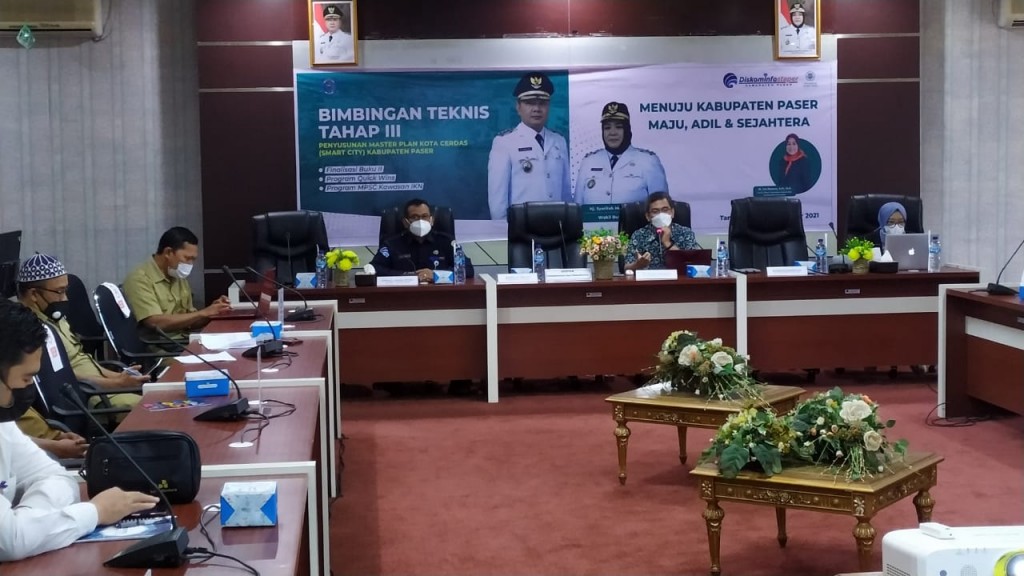 BIMTEK III SMART CITY PASER SELESAI, SELANGKAH LAGI FINALISASI PENYUSUNAN MASTER PLAN